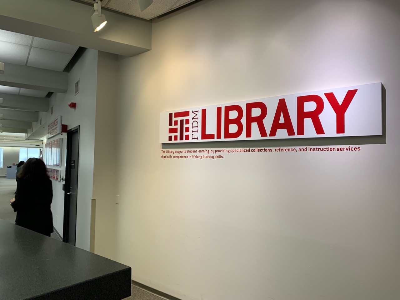 FIDM library entrance